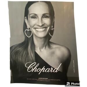 Chopard Print Ad Campaign Spring 2024 8x10 Julia Roberts Ready to Frame Original